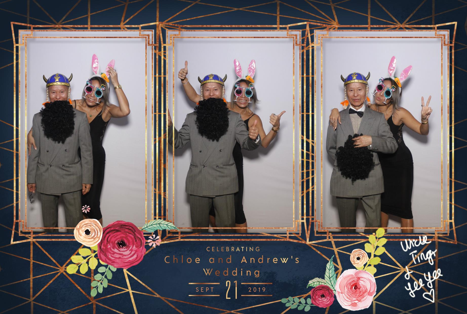 Chloe and Andrew's Wedding | View more photos from the event at gallery.myphotoboothexperience.co.uk/u/MyPhotoBoothExperienceLtd/Chloe-and-Andrews-Wedding